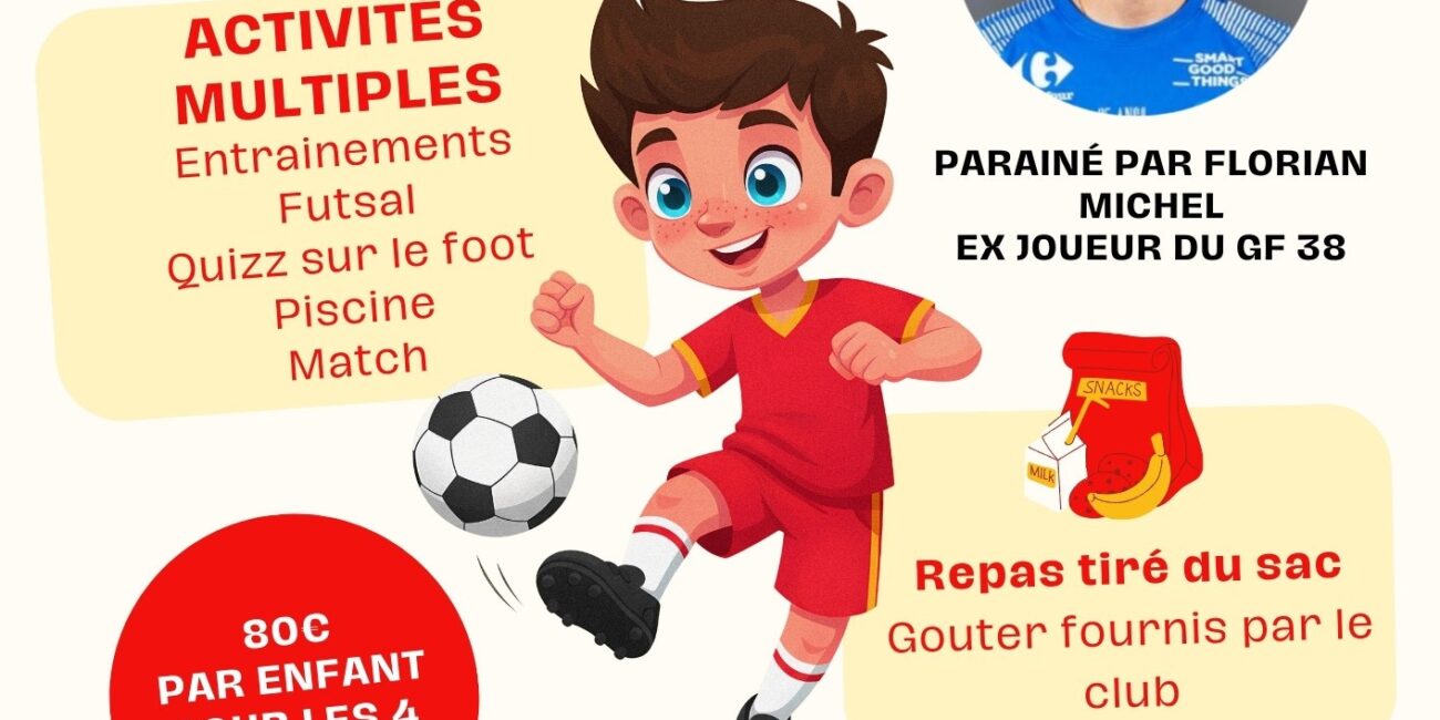 Stage de football – Vacances de février 2026